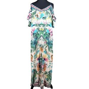 Flying Tomato Tropical Floral Wide Leg Jumpsuit Large romper party
Resortwear